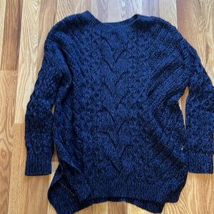 Express Women’s Open Stitch Crew Neck Sweater